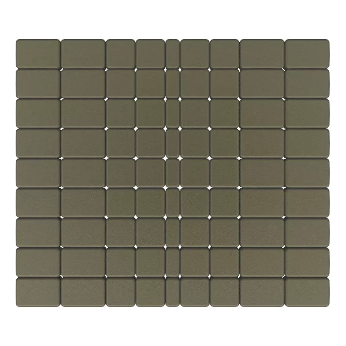 Тротуарная плитка Фабрика Готика Классика 180х120х60, 120х120х60, 120х60х60 мм Серый