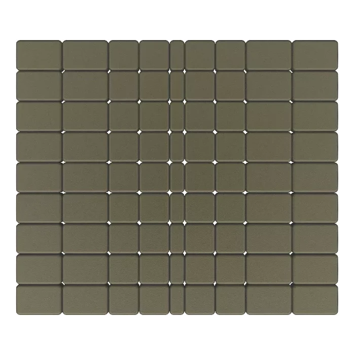 Тротуарная плитка Фабрика Готика Классика 180х120х60, 120х120х60, 120х60х60 мм Серый