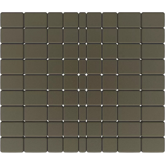 Тротуарная плитка Фабрика Готика Классика 180х120х60, 120х120х60, 120х60х60 мм Темно-серый на сером цементе ч/п