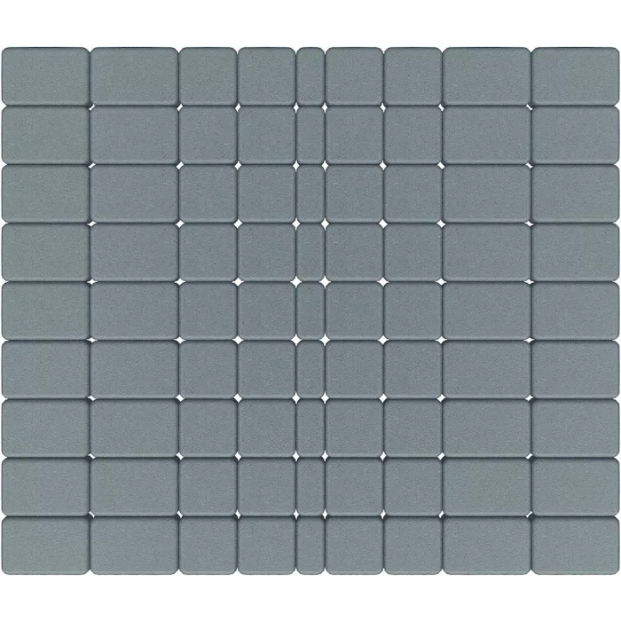 Тротуарная плитка Фабрика Готика Классика 180х120х60, 120х120х60, 120х60х60 мм Ультрамарин на белом цементе ч/п