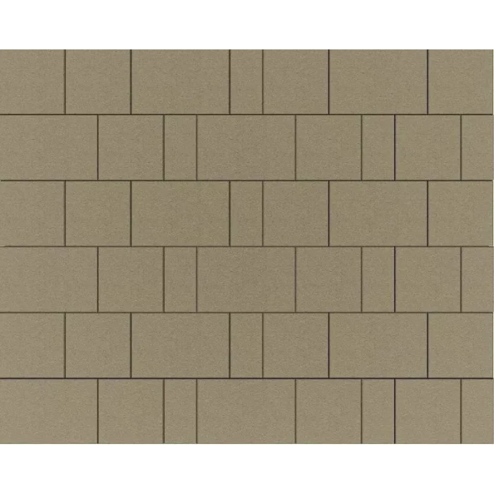 Тротуарная плитка Фабрика Готика Новый Город 240х160х60, 160х160х60, 80х160х60 мм. PROFI Белый на белом цементе ч/п