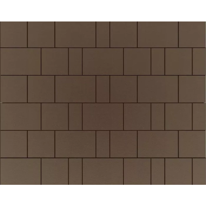 Тротуарная плитка Фабрика Готика Новый Город 240х160х60, 160х160х60, 80х160х60 мм. PROFI красный на сером цементе ч/п