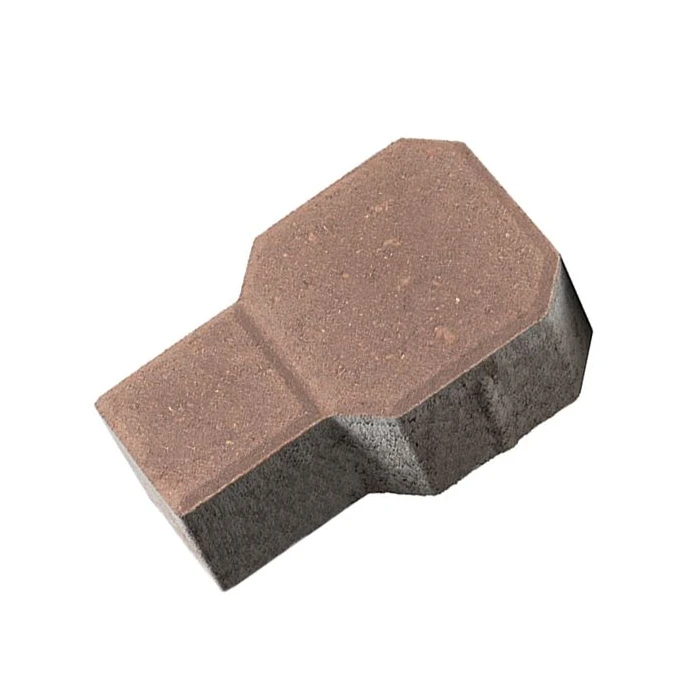 Тротуарная плитка 342 механический завод Ракетка 80 мм Коричневый