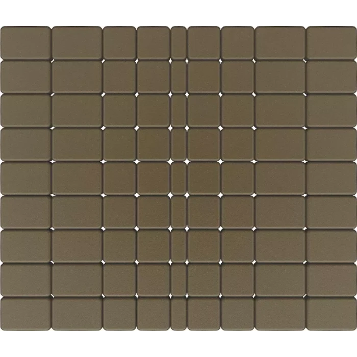 Тротуарная плитка Фабрика Готика Классика 180х120х60, 120х120х60, 120х60х60 мм Желтый на сером цементе ч/п