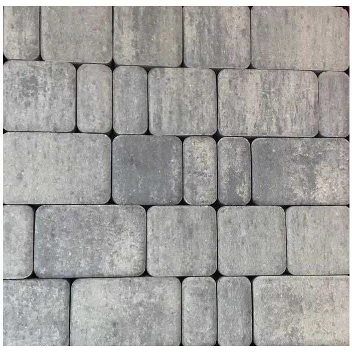 Тротуарная плитка Фабрика Готика Классика 180х120х60, 120х120х60, 120х60х60 мм Монохром