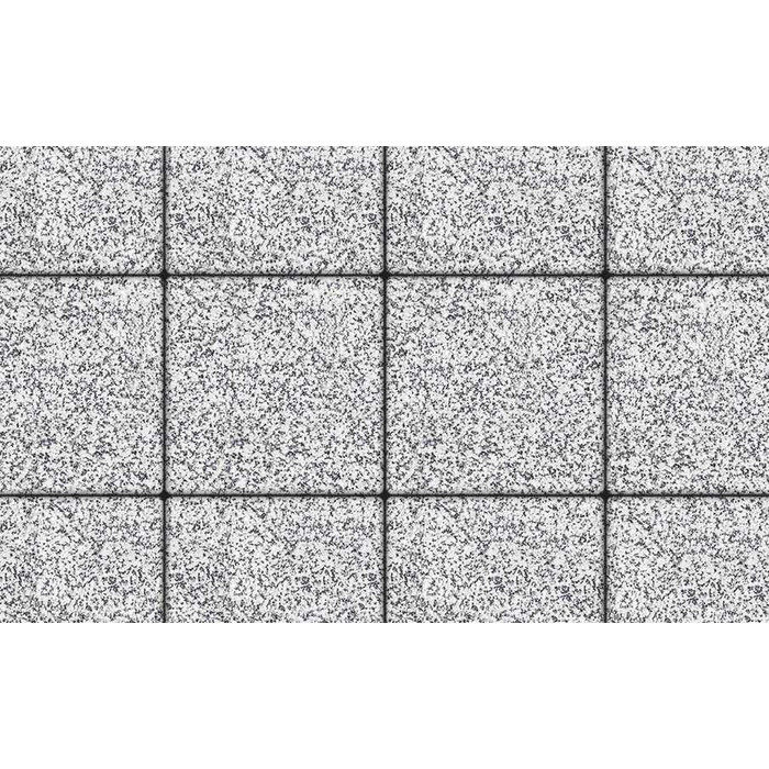 Тротуарные плиты Выбор Квадрум  Б.6.К.6 400х400х60 мм Стоунмикс Бело-черный