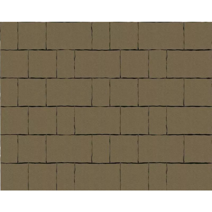 Тротуарная плитка Фабрика Готика Старый город 260х160х60, 160х160х60, 100х160х60, PROFI Кофейный на белом цементе ч/п