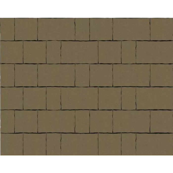 Тротуарная плитка Фабрика Готика Старый город 260х160х60, 160х160х60, 100х160х60, PROFI Кофейный на белом цементе ч/п