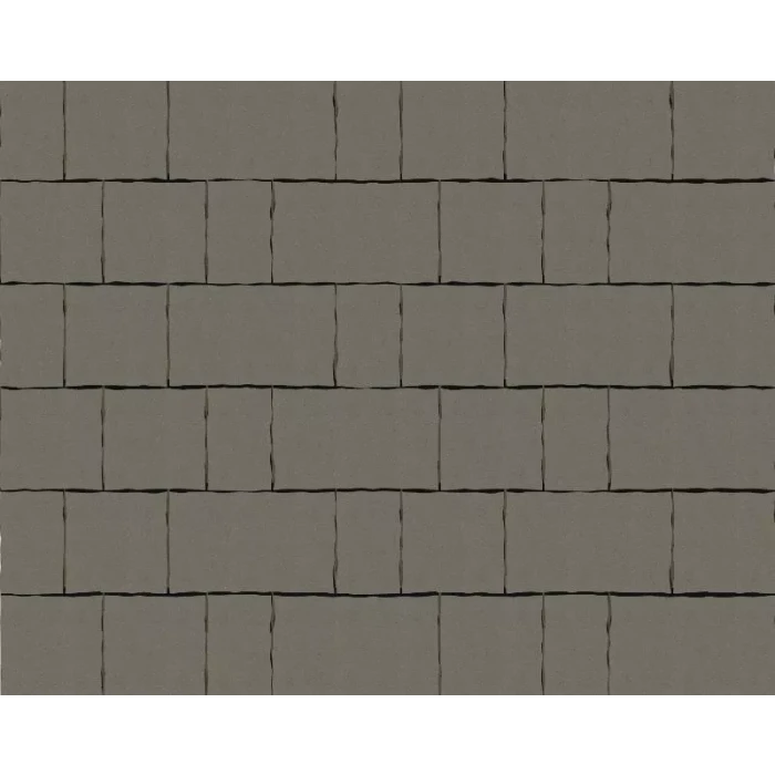 Тротуарная плитка Фабрика Готика Старый город 260х160х60, 160х160х60, 100х160х60, PROFI Светло-серый на сером цементе ч/п