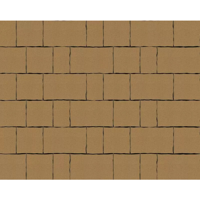 Тротуарная плитка Фабрика Готика Старый город 260х160х60, 160х160х60, 100х160х60, PROFI Желтый на белом цементе ч/п