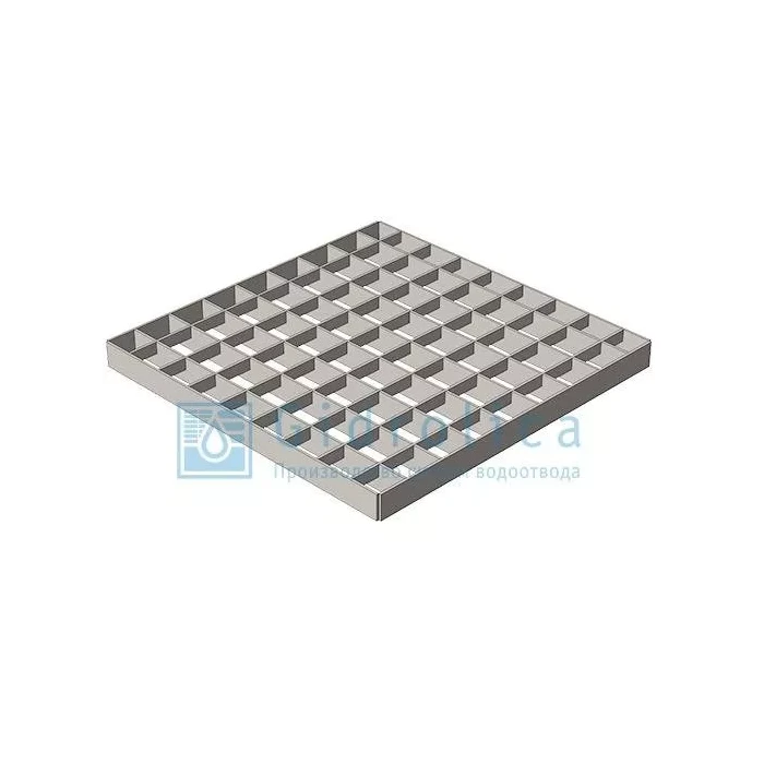 Решетка Gidrolica Point 300х300 яч. стальная оцинк.