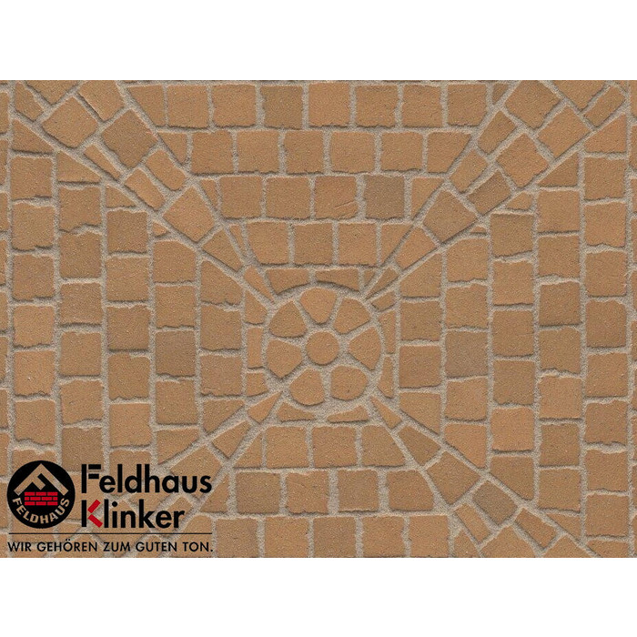 Тротуарная клинкерная мозаика Feldhaus Klinker Klinker M203DF 240*118*52мм