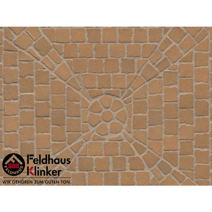 Тротуарная клинкерная мозаика Feldhaus Klinker Klinker M203DF 240*118*52мм