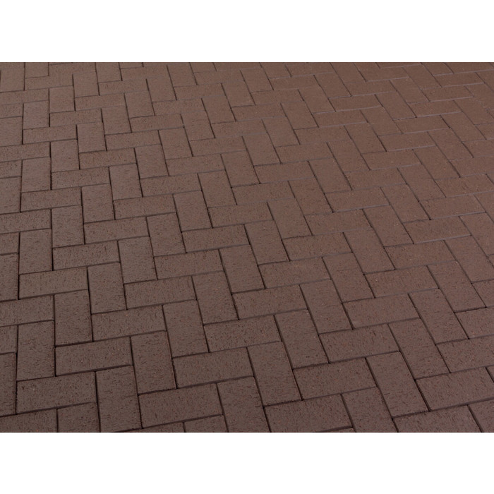 Тротуарная клинкерная брусчатка Feldhaus Klinker 502 KF umbra plano 200*100*45