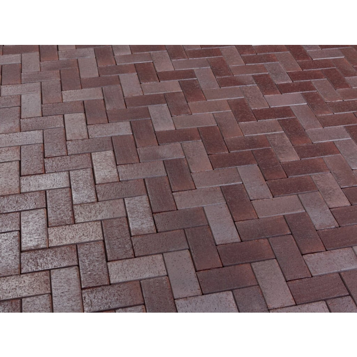 Тротуарная клинкерная брусчатка Feldhaus Klinker 409 gala ferrum 200*100*45мм