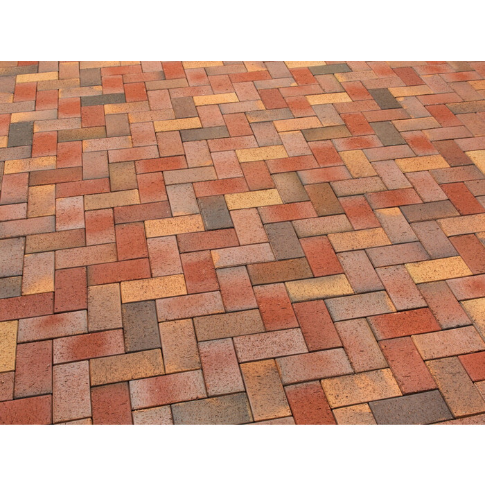 Тротуарная клинкерная брусчатка Feldhaus Klinker 415 galea solea 200*100*52мм