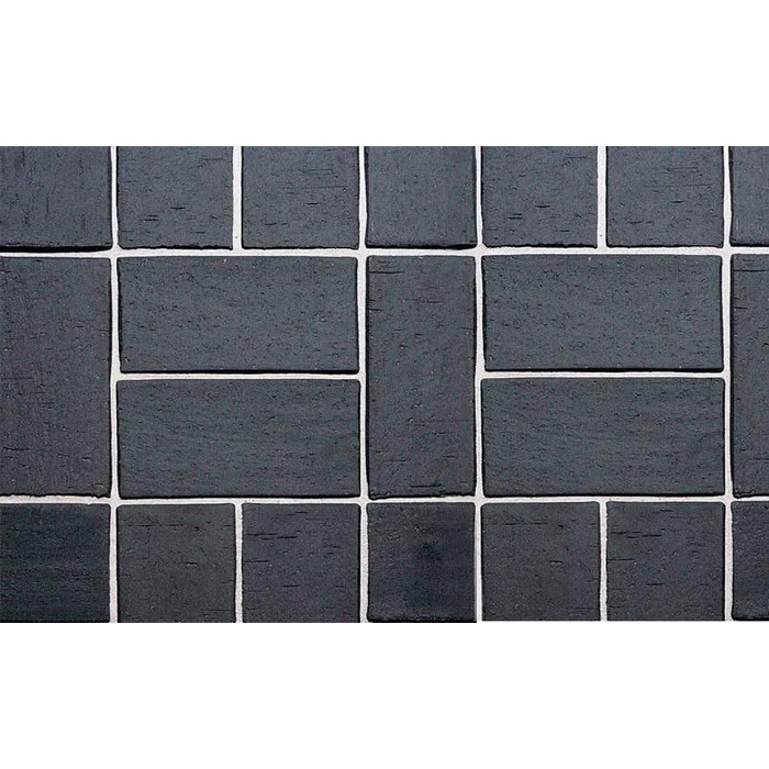 Тротуарная клинкерная брусчатка Roben Pflasterklinker SCHWABINBINGG 200*100*40мм чёрный с оттенком, с гранью (schwarz-nuanciert, gefast)