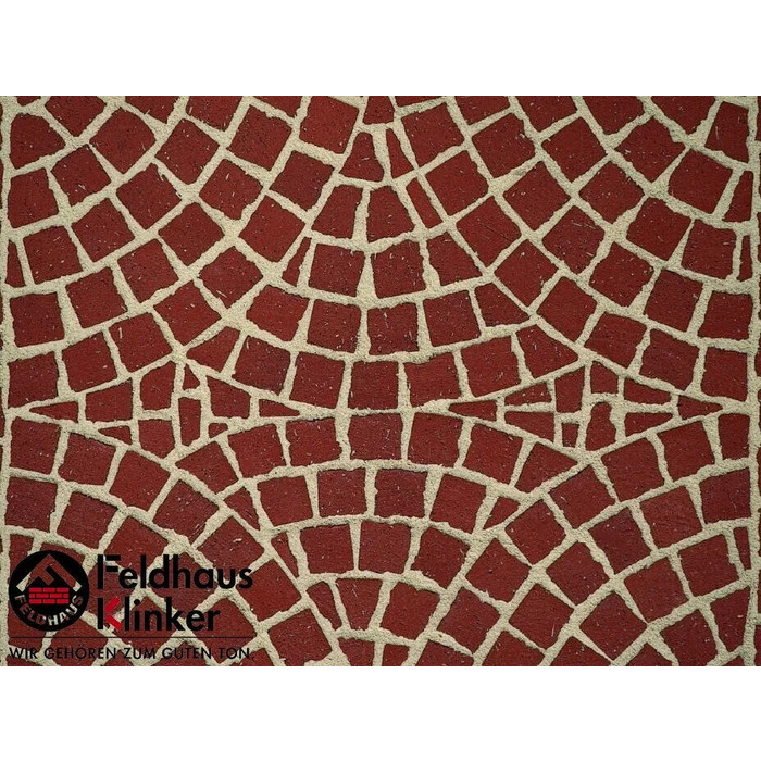 Тротуарная клинкерная мозаика Feldhaus Klinker Klinker M402DF 240*118*52мм