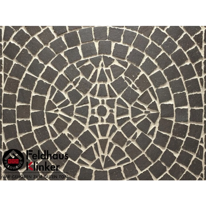 Тротуарная клинкерная мозаика Feldhaus Klinker Klinker M609DF 240*118*52мм