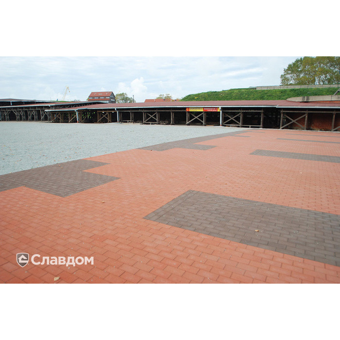 Тротуарная клинкерная брусчатка Penter Baltic Klinker Pavers Braun, 200*100*45 мм фото 6