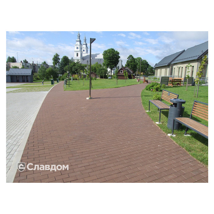 Тротуарная клинкерная брусчатка Penter Baltic Klinker Pavers Braun, 200*100*52 мм фото 3