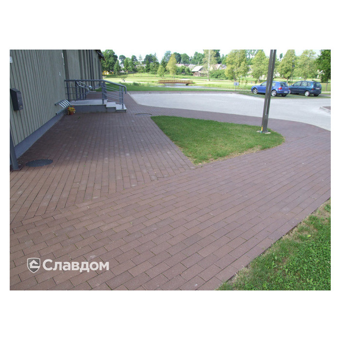 Тротуарная клинкерная брусчатка Penter Baltic Klinker Pavers Braun, 200*100*52 мм фото 4