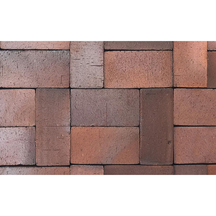 Тротуарная клинкерная брусчатка Muhr №04S Rotbraun-bunt spezial, 200*100*40 мм фото 2