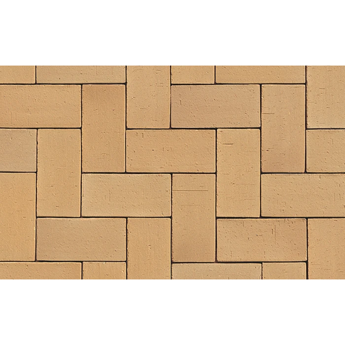 Тротуарная клинкерная брусчатка Muhr №02 Gelb-bunt, 200*100*40 мм