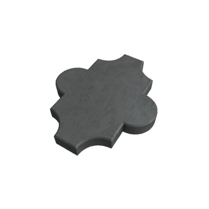 Тротуарная плитка Клевер 367х133х60 темно-серая