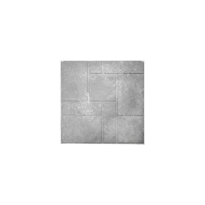 Тротуарная плитка Кантри полимерпесчаная 330х330х22 серая