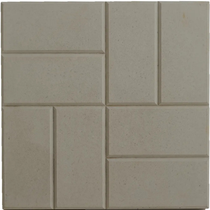 Тротуарная плитка 8 кирпичей Серая 250х250х40 мм